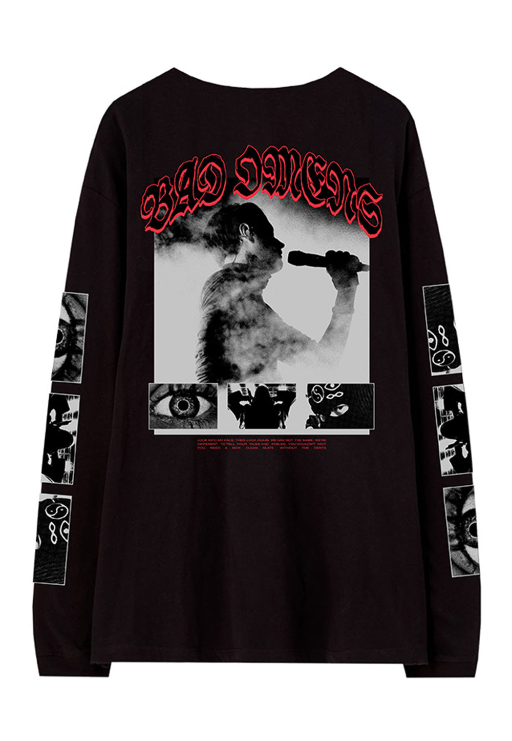 Bad Omens Smoke Look Into My Face Long Sleeve